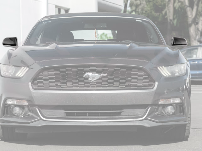 2015-2023 FORD MUSTANG S550 | CARBON FIBER SIDE MIRROR CAP COVER PAIR